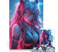 Rompecabezas para Adultos de 1000 Piezas Doncella Demonio Juegos relajantes para Pasar el Tiempo en casa un Gran Regalo para los Amantes de los Videojuegos 38x26cm