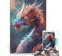 Rompecabezas para Adultos de 1000 Piezas: Dragón Cósmico Fantástico, Juegos Divertidos, Actividades Divertidas en Casa, Regalo de Cumpleaños, Regalos de Viaje 38x52cm