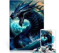 Rompecabezas para Adultos de 1000 Piezas Dragón de fantasía Hecho de cartón para y a Partir de 14 años Juguetes educativos Regalos de Juegos de Navidad tamaño：38x52cm