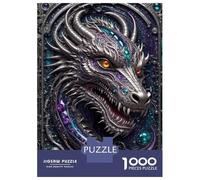 Rompecabezas para Adultos De 1000 Piezas Dragon Guardian Art Deco Rompecabezas para Adultos Juegos De Relajación Desafío Difícil Juego Desafiante Regalos 38x26cm/1000pcs