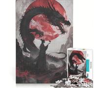 Rompecabezas para Adultos de 1000 Piezas Dragon InkShadow, Juego Imposible, difícil, cumpleaños 38x26cm