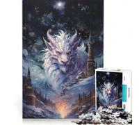 Rompecabezas para Adultos de 1000 Piezas Dragón mágico Juegos relajantes para Pasar el Tiempo en casa un Gran Regalo para los Amantes de los Videojuegos 50x75cm