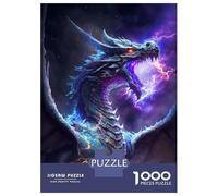 Rompecabezas para Adultos De 1000 Piezas Dragon Ruler of The Galaxy Rompecabezas para Adultos Juguetes Antiestrés para La Diversión Familiar Desafío Educativo 52x38cm/1000pcs