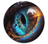 Rompecabezas para Adultos de 1000 Piezas: Dragones Ancianos cósmicos,Rompecabezas Redondo de 1000 Piezas Ideal para una Noche de Juegos,decoración del hogar y Regalo para Entrenar el Cerebro