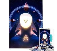 Rompecabezas para Adultos de 1000 Piezas Druida Cósmico Juguetes de decoración para el hogar Análisis y lógica Regalos para Amigos y Familiares (38x52cm)