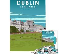 Rompecabezas para Adultos de 1000 Piezas Dublín Irlanda Viaje Arte Juego Educativo desafío Juguete Juego Familiar diversión Familiar Regalos de cumpleaños tamaño 38x52cm