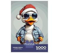 Rompecabezas para Adultos De 1000 Piezas Duck Christmas Rompecabezas para Adultos Juguete Decoración De Pared Decoración del Hogar Regalos para Amigos Y Familiares 70x50cm/1000pcs