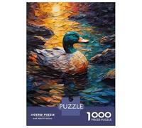 Rompecabezas para Adultos De 1000 Piezas Duck Colorful Rompecabezas para Adultos Juguetes Antiestrés Corte De Precisión Interacción Entre Padres E Hijos 38x26cm/1000pcs