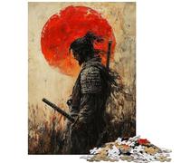 Rompecabezas para Adultos de 1000 Piezas Duelo de samuráis al Atardecer Rompecabezas para Adultos Ideal para Pasar el Tiempo en casa cumpleaños Navidad y Otras Ocasiones Especiales