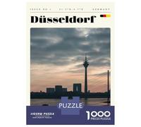 Rompecabezas para Adultos De 1000 Piezas Dusseldorf Germany Travel Art Rompecabezas para Adultos Juegos De Relajación Desafío Difícil Juego Desafiante Regalos 70x50cm/1000pcs