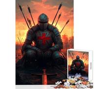 Rompecabezas para Adultos de 1000 Piezas Dying in Glory Juguetes antiestrés Obras de Arte Regalo Juegos Divertidos con Piezas de Formas aleatorias Totalmente entrelazadas tamaño 38x52cm