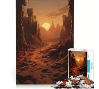 Rompecabezas para Adultos de 1000 Piezas: Ecos de un Imperio caído, Juego de ingenio, desafiante de completar, colección de Artistas, Bellas Artes 38x26cm