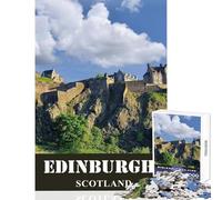 Rompecabezas para Adultos de 1000 Piezas Edimburgo Escocia Viajes decoración del hogar Juguetes Obras de Arte Regalo Juego Imposible Cada Pieza es única Tamaño: 38x26cm