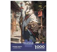 Rompecabezas para Adultos De 1000 Piezas Edo Owl Sage Rompecabezas para Adultos Juegos Familiares Montaje De Patrones Cumpleaños Y Navidad 70x50cm/1000pcs