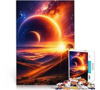 Rompecabezas para Adultos de 1000 Piezas El Amanecer de los Gigantes Juegos de relajación con Piezas de Formas aleatorias Que se entrelazan Completamente 75x50cm