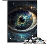 Rompecabezas para Adultos de 1000 Piezas El Arte del Ojo, Hecho de Madera, un Gran Regalo para la diversión Familiar Juguete Educativo de 50x75cm para Adolescentes, decoración del hogar