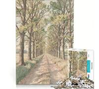Rompecabezas para Adultos de 1000 Piezas El Camino a través de los centinelas Juego de ingenio ensamblaje de Patrones Regalo Ideal para los Amantes de los Juegos 38x26cm