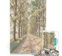 Rompecabezas para Adultos de 1000 Piezas El Camino a través de los centinelas Juego Interactivo difícil y desafiante Colección de Artistas Bellas Artes 38x52cm