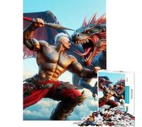 Rompecabezas para Adultos de 1000 Piezas El campeón Tatuado Rompecabezas para Adolescentes Juego Familiar Corte de precisión Difícil de completar (Tamaño 38x26cm)