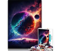 Rompecabezas para Adultos de 1000 Piezas El Colapso de los Planetas, Ideal para Regalar a Toda la Familia (38x26cm)