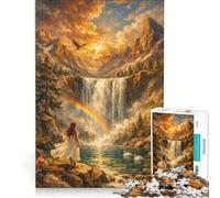 Rompecabezas para Adultos de 1000 Piezas El Cuadro del sueño Juegos relajantes desafío difícil fortalece el Amor Entre Parejas 38x26cm