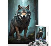 Rompecabezas para Adultos de 1000 Piezas: El Cuento del Lobo decoración del hogar Juguetes Obras de Arte Regalo Juego Imposible Cada Pieza es única Tamaño: 38x52cm