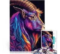 Rompecabezas para Adultos de 1000 Piezas El cuidadoso Capricornio Reducción del estrés Interesante Regalo de cumpleaños 38x26cm