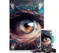 Rompecabezas para Adultos de 1000 Piezas El Despertar de la Vista Juego de Ajuste Juego de Habilidad Cerebral Juego Libre Escena navideña Arte (38x52cm)