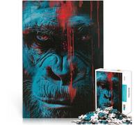 Rompecabezas para Adultos de 1000 Piezas El Despertar de los Simios Juguete Educativo de Aprendizaje Juego de desafío único 75x50cm