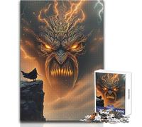 Rompecabezas para Adultos de 1000 Piezas, el Despertar del espíritu de la Llama, Tranquilo y Relajante, Ideal para Actividades de Ocio, Corte preciso, Juguete para Manualidades, tamaño 38x26cm