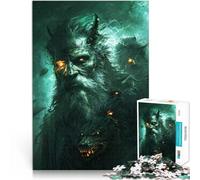 Rompecabezas para Adultos de 1000 Piezas El Diablo en la Oscuridad Juego desafiante y Juego Familiar Regalo de cumpleaños 75x50cm