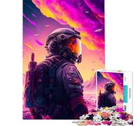 Rompecabezas para Adultos de 1000 Piezas El Espacio interestelar es Salvaje y desafiante de completar Juguete Divertido para Toda la Familia Decoración de Pared para Mayores de 14 años Juego