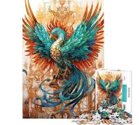 Rompecabezas para Adultos de 1000 Piezas El Fénix Resucitado Rompecabezas para Adultos Juegos Familiares Regalos para Mujeres desafiante de completar (tamaño 38x26cm)