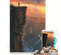 Rompecabezas para Adultos de 1000 Piezas El Fin del Mundo, Juegos Divertidos, decoración, Piezas de Formas aleatorias Que encajan Perfectamente 38x26cm