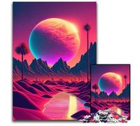 Rompecabezas para Adultos de 1000 Piezas El Futuro Que Nunca fue, Rompecabezas de cartón para Adultos, Navidad, Halloween, Pascua, Año Nuevo, 26x38cm/10,23x14,96 Pulgadas