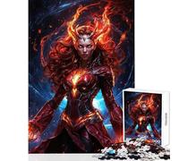 Rompecabezas para Adultos de 1000 Piezas El Guardián de la Llama Juegos educativos Una Obra de Arte Juguetes para la decoración del hogar Entrena tu Cerebro y Tus Manos (38x52cm)