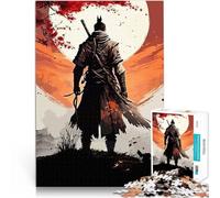 Rompecabezas para Adultos de 1000 Piezas El Lobo Sekiro Juguetes educativos de Aprendizaje Cada Pieza es única: un desafiante y Divertido Juego Familiar 52x38cm