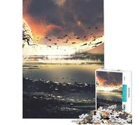 Rompecabezas para Adultos de 1000 Piezas El Mago de la Muerte Rompecabezas de 1000 Piezas Juguetes antiestrés Ideales para Pasar el Tiempo en casa divertirse en Familia y Jugar en una Noche Especial