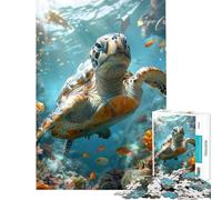Rompecabezas para Adultos de 1000 Piezas El majestuoso Explorador del océano Juguetes adictivos para Cultivar la Paciencia Juego Imposible de análisis y lógica Regalo de cumpleaños (Tamaño 38x26cm)