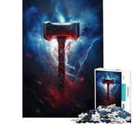 Rompecabezas para Adultos de 1000 Piezas El Martillo de los Dioses para Juegos educativos Juguetes adictivos para Cultivar la Paciencia Regalos para Mujeres y Hombres Decoración de Pared (38x26cm)