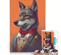 Rompecabezas para Adultos de 1000 Piezas El Mundo Encantado del Lobo Juegos Familiares análisis y lógica Regalos para Amigos y Familiares 50x75cm