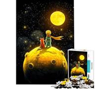 Rompecabezas para Adultos de 1000 Piezas El Principito y el Zorro Rompecabezas de 1000 Piezas Juguetes antiestrés Decoración artística para el hogar Juego Educativo Familiar (38x52cm)