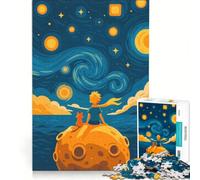 Rompecabezas para Adultos de 1000 Piezas El Principito y el Zorro Un Juego práctico Divertido y con Humor Ideal para Decorar el Escritorio 38x26cm