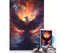 Rompecabezas para Adultos de 1000 Piezas El Resurgir del Fénix Juego práctico Ideal para la diversión Familiar cumpleaños 50x75cm
