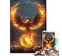 Rompecabezas para Adultos de 1000 Piezas El Resurgir del Fénix Juego práctico para Mejorar la Memoria cumpleaños y Navidad (tamaño 38x52cm)