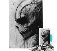 Rompecabezas para Adultos de 1000 Piezas El Rey Calabaza - Rompecabezas antiestrés de 1000 Piezas Mejora la Memoria Diversión Familiar y Noches de Juegos (38x26cm)