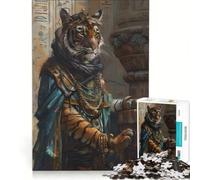 Rompecabezas para Adultos de 1000 Piezas El Señor Tigre en su Postura Juegos Familiares análisis y lógica Mejora el Amor Entre Parejas 38x26cm