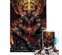 Rompecabezas para Adultos de 1000 Piezas El Trono del Señor Supremo Infernal Rompecabezas para Adolescentes Juego Familiar Divertido y Original Regalo de cumpleaños único (tamaño 38x52cm)
