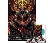 Rompecabezas para Adultos de 1000 Piezas El Trono del Señor Supremo Infernal Rompecabezas para Adolescentes Juego Familiar Divertido y Original Regalos de cumpleaños únicos (tamaño 38x26cm)