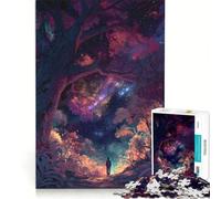Rompecabezas para Adultos de 1000 Piezas: El vagabundo del Bosque cósmico, Juegos relajantes, para Pasar el Tiempo en casa, un Gran Regalo para los Amantes de los Videojuegos 38x26cm